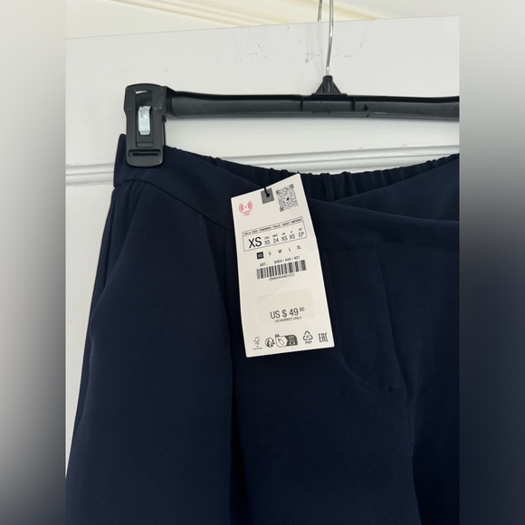Zara Navy Trousers - Picture 4 of 4